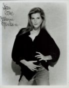 Catherine Oxenberg signed 10x8 inch black and white photo dedicated. Good condition. All