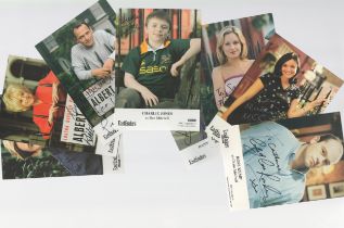 TV Eastenders collection 11, assorted signed promo photos featuring cast members past and present