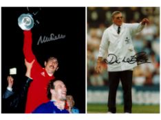 Sport 2 x collection. Dickie Bird signed Colour Photo 12x8 Inch. Neville Southall signed Colour