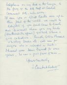 Military. Letter Signed by Commanding Officer of 204 Sqn And was Prince Georges pilot in the