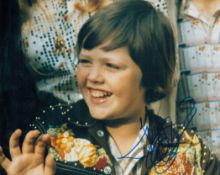 Jimmy Osmond signed 10x8 inch colour photo. Good condition. All autographs come with a Certificate