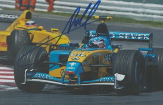 Ralf Schumacher signed colour photo. 6x4 Inch. German Racing Driver. Good condition. All