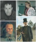 TV FILM 4 x collection. Signed 10x8 Colour Photo's signature includes Louise Brealey, Doug
