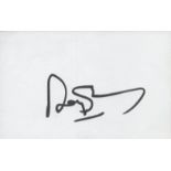 Sir Andrew John Strauss OBE signed white postcard. Good condition. All autographs come with a