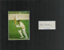 Colin Cowdrey signed autographed colour photo. Was an English cricketer who played for Kent County