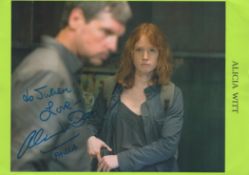 Alicia Witt and Missi Pyle signed separate 10 x 8 inch colour photos. Signed in blue and gold ink.