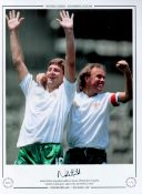 Norman Whiteside Northern Ireland 16x12 Signed Coloured, Autographed Editions, Limited Edition