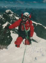 Sir Chris Bonington CVO, CBE, DL signed colour photo 7x5 Inch on Sepu Kangri, Tibet. Is a British