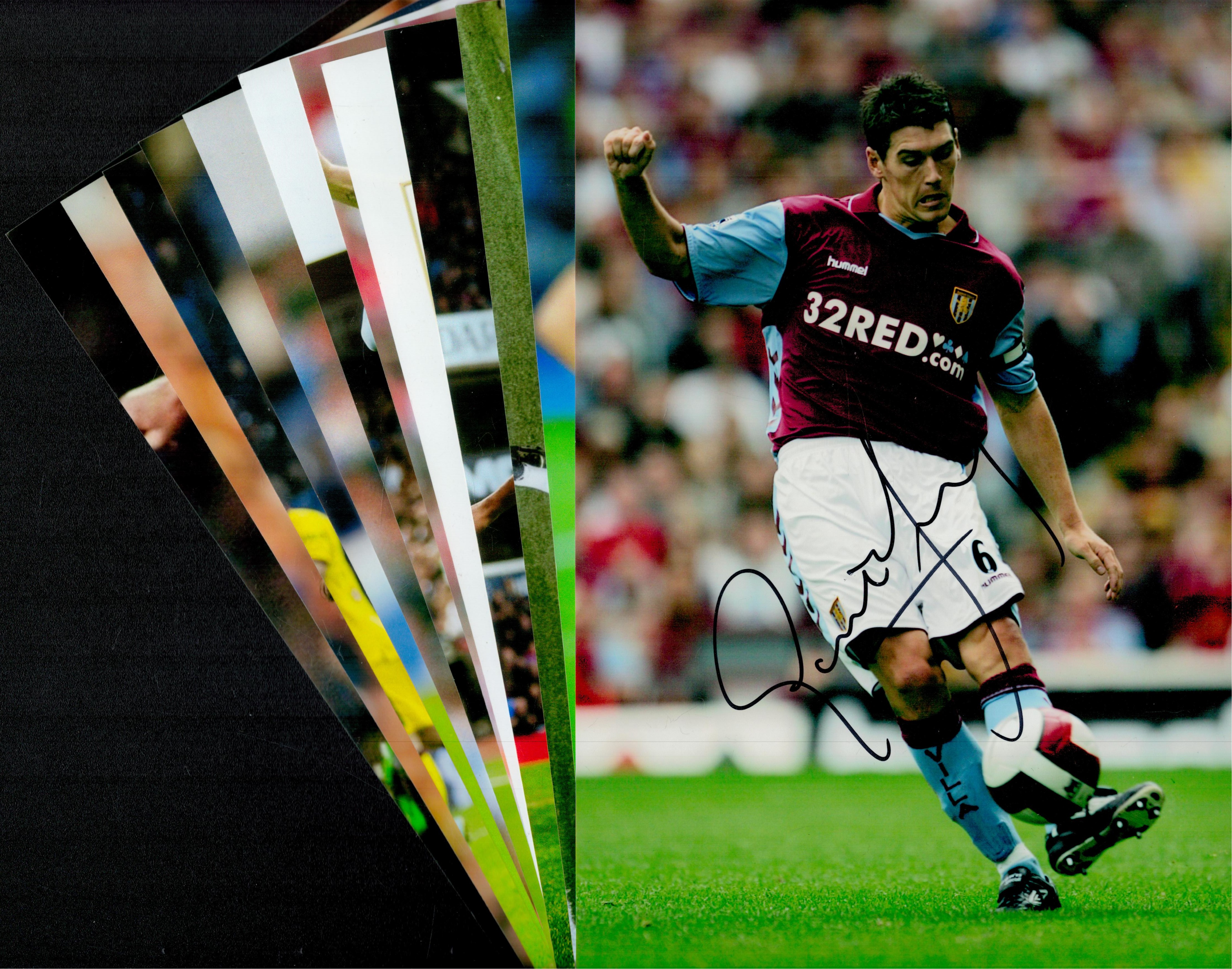 Football collection 12, signed 12x8 inch colour photos includes some great names such as Gareth