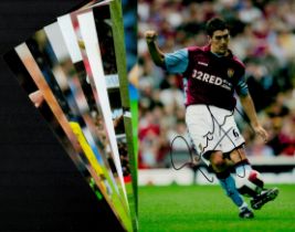 Football collection 12, signed 12x8 inch colour photos includes some great names such as Gareth