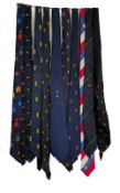 Cricket Collection of International and Club Ties, 10 ties including clubs, Maryleborne Cricket