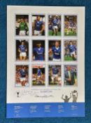 Howard Kendall and Kevin Ratcliffe 22x16 Everton European Cup Winners Cup Kings 1985 Big Blue Tube