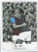Billy Bonds 16x12 signed colourised photo, Autographed Editions, Limited Edition. Photo Shows West