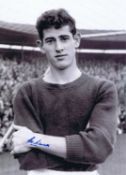 Autographed PETER BONETTI 16 x 12 Photo : B/W, depicting Chelsea goalkeeper PETER BONETTI posing for