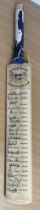 Gloucestershire County Cricket Club multi signed cricket bat signed by 22 players. Jon Lewis, Alex