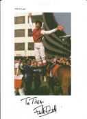 Frankie Dettori signed 12x8 inch colour photo image dedicated. Good Condition. All autographs come