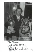Bob Wilson signed 12x8 inch black and white photo dedicated. Good Condition. All autographs come