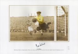 Bert Williams 16 x 12 Signed Colourised, Autographed Editions, Limited Edition photo. Photo shows