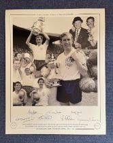 Peter Baker, Terry Dyson, Cliff Jones, Dave MacKay, Bobby Smith, Les Allen and Maurice Norman