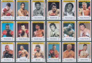 27 Trading cards Great British Boxers unsigned names such as Alan Minter, John H Stacey, Jim Watt