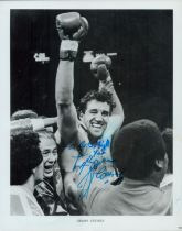 Gerry Cooney signed black & white photo 10x8 Inch. Is an American former professional boxer who