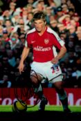 Andrey Arshavin signed 12x8 inch colour photo pictured in action for Arsenal. Good Condition. All