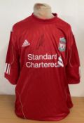Football. Former Liverpool FC player Iago Aspas (Forward) Signed Liverpool Replica Home Shirt Size