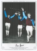 Martin Peters 16x12 signed colourised photo, Autographed Editions, Limited Edition. Photo Shows