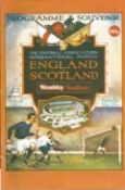 England v Scotland 1981 British Championship Wembley Stadium vintage programme. Good Condition.