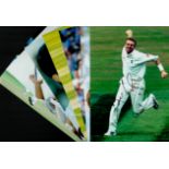 Cricket collection 7, signed 12x8 inch colour photos includes great names such as Dominic Cork,