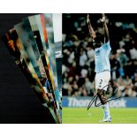 Football collection 10,signed 12x8 inch colour photos includes some great names such as Micah
