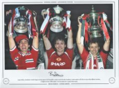 Bryan Robson 16x12 signed Colour photo, Autographed Editions, Limited Edition. Photo Shows Robson,