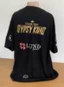 Tyson Fury worn Mack the Knife training t shirt and hoodie both worn by the Heavyweight champion