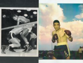 Randy Turpin unsigned 2xblack & white Photos 9x7.25 Inch / 11.75x8.25 Inch. 1xcolour photo 11.75x8.