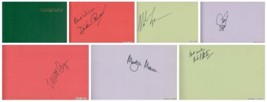 Multi signed Mike Tyson, Dickie Bird, Martyn Moxon, Derek Pringle, Sir Michael Stoute, Matt Anger.