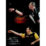 Darts collection 5, signed 12x8 inch colour photos includes legends other game such as Peter