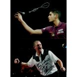 Darts collection 5, signed 12x8 inch colour photos includes legends other game such as Bob Anderson,