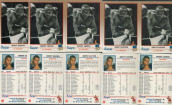 Boxer 10 Trading cards (073). Sonny Liston unsigned. Was an American professional boxer who competed