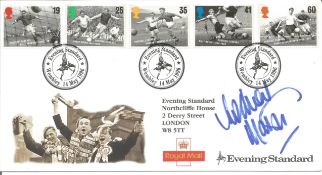 Rodney Marsh signed Football Legends FDC.14/5/96 Wembley postmark. Good Condition. All autographs