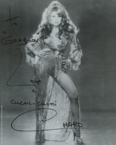 Charo signed black and white 10x8 inch photo. María Rosario Pilar Martínez Molina Baeza,