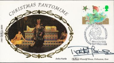 Anita Harris signed Christmas Pantomime FDC. 19th November 1985 Nottingham. Good condition. All