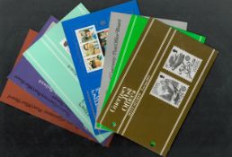 Stamp Collection. 7 stamp books collection, includes Europa 1981 Mint Stamps. Good condition. All