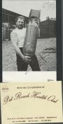 Pat Roach signed 6x4inch black and white photo with comp slip. Good condition. All autographs come