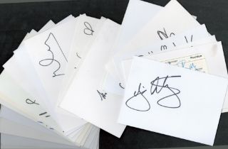 Signature card collection, may yield good value. Some good names such as Eliza Carthy MBE, Acker"