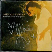 MINNIE DRIVER Singer & Actress signed 'Everything I've Got In My Pocket' CD Good condition. All