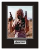 SALE! The Devil's Rejects Bill Moseley hand signed professionally mounted display. This beautiful