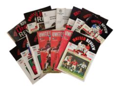 Football Manchester United, United Review season 1997-1998 programme collection. 12 in collection