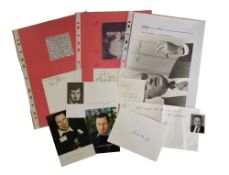 Scientist collection signatures and photo`s, collection, may yield good value. 11in total. Good