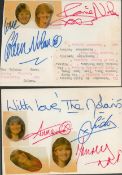 The Nolans signature collection. Good condition. All autographs come with a Certificate of