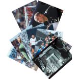 Sport collection 10 signed assorted photo`s includes some great names such as Nigel Jemson, Phil